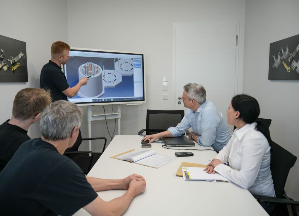 Projektabstimmung im Team